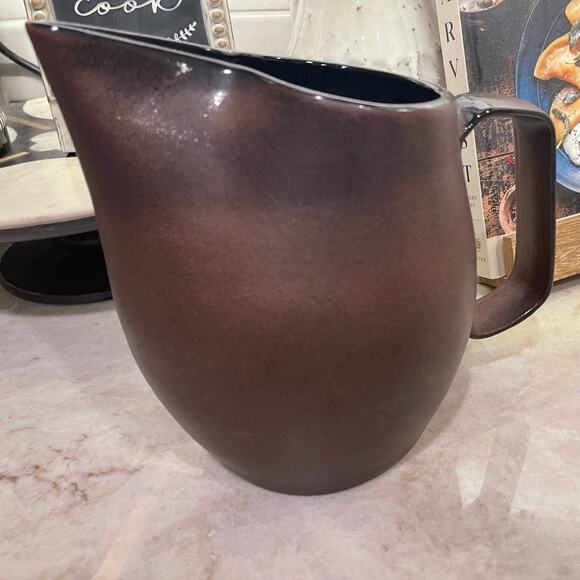 Cara Espana pottery pitcher and cups matte brown - Picture 4 of 12